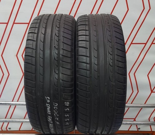 Шины Dunlop SP Sport FastResponse 215/55 R16 -- б/у 6